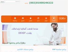 Tablet Screenshot of dexef.com